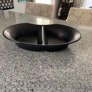 Black Ceramic Serving Dish